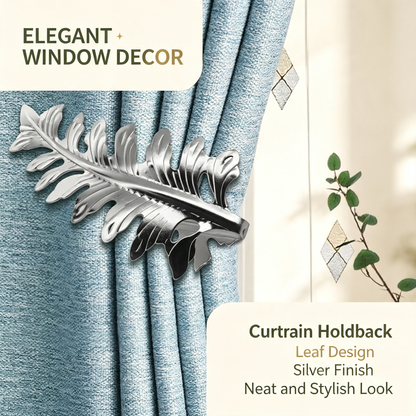 Leaf Shaped Curtain Hook Set