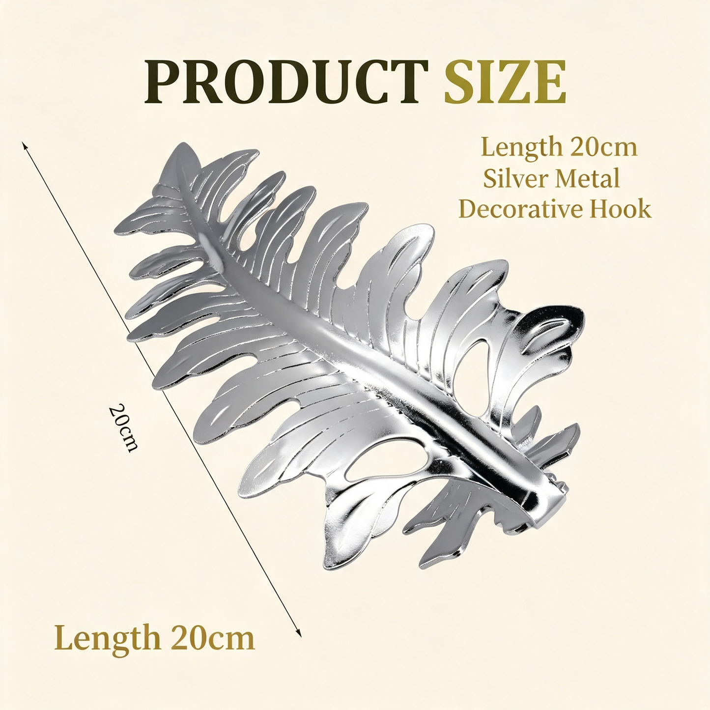 Leaf Shaped Curtain Hook Set