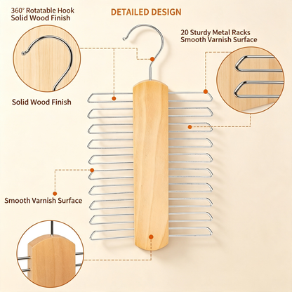 Tie and Belt Hanger Organizer