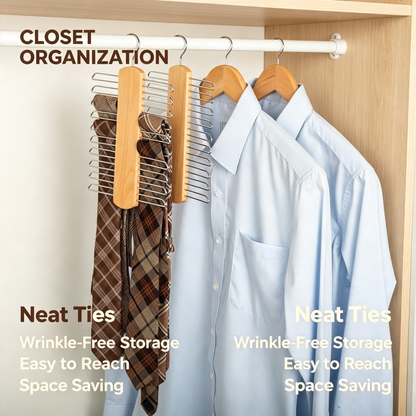 Tie and Belt Hanger Organizer